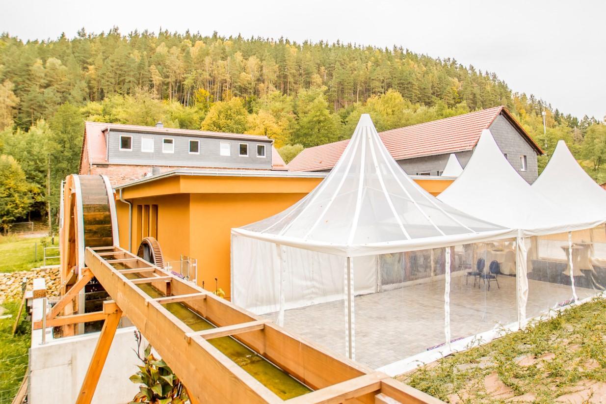 Brauereigasthof Ziegenmuehle Schleifreisen Exterior foto